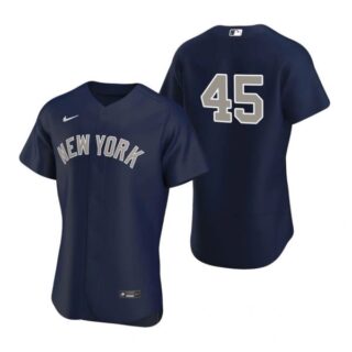 Men's Gerrit Cole New York Yankees Flex Base Jersey Navy