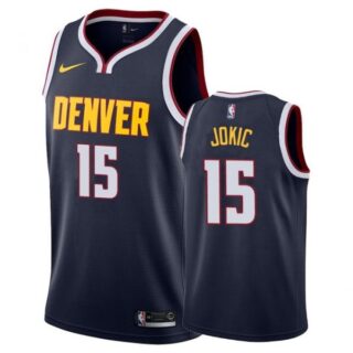 Men's Nikola Joki? Denver Nuggets Basketball Jersey Navy