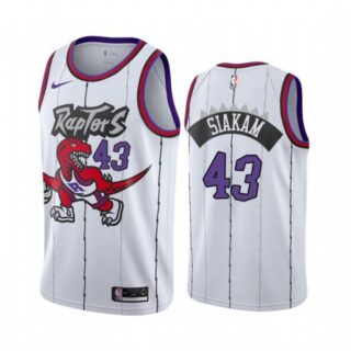 Men's Pascal Siakam Toronto Raptors Basketball Jersey White Classic