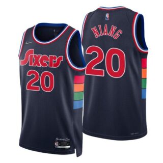 Men's Georges Niang Philadelphia 76ers 75th Anniversary Diamond Jersey