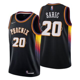 Men's Dario Saric Phoenix Suns 75th Anniversary Diamond Jersey Black