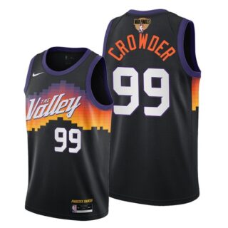 Men's #99 Jae Crowder Phoenix Suns 2021 NBA Finals Jersey Black City Editon