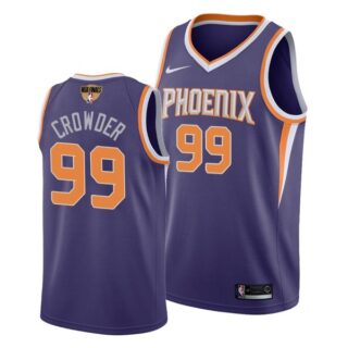 Men's #99 Jae Crowder Phoenix Suns 2021 NBA Finals Jersey Purple Icon Editon