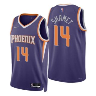Men's Landry Shamet Phoenix Suns 75th Anniversary Diamond Jersey Purple Icon Editon