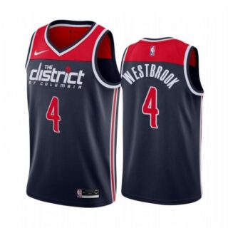 Men's Russell Westbrook Washington Wizards Basketball Jersey Navy