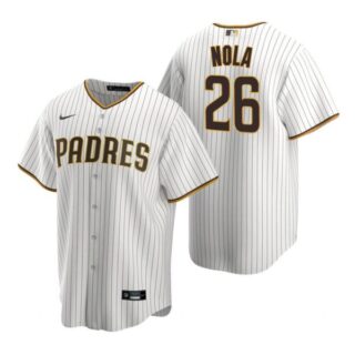Men's #26 Austin Nola San Diego Padres Cool Base Jersey White
