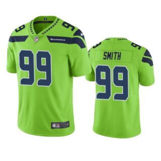 Men's #99 Aldon Smith Seattle Seahawks Limited Jersey Stitched Green