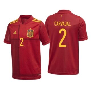 Men's Dani Carvajal Spain National Soccer Team Red Home Jersey