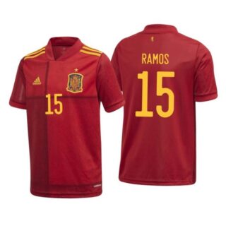 Men's Sergio Ramos Spain National Red Home Jersey