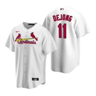 Men's Paul Dejong St. Louis Cardinals Cool Base Jersey Red White