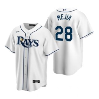 Men's Francisco Mejia Tampa Bay Rays Cool Base Jersey White White