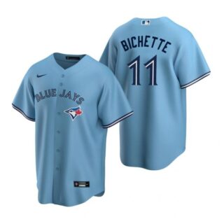 Men's Bo Bichette Toronto Blue Jays Cool Base Jersey Powder Blue Powder Blue