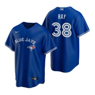 Men's Robbie Ray Toronto Blue Jays Cool Base Jersey White Royal