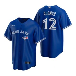 Men's Roberto Alomar Toronto Blue Jays Cool Base Jersey Powder Blue Royal