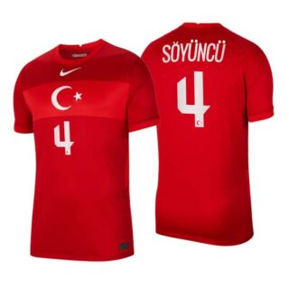 Men's Caglar Soyuncu Turkey National Red Away Jersey