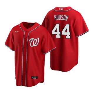 Men's Daniel Hudson Washington Nationals Cool Base Jersey Navy 2021 Memorial Day Red