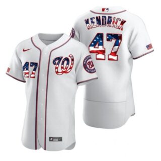 Men's Howie Kendrick Washington Nationals Flex Base Jersey Black Golden White Stars